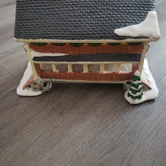 Holiday Covered Bridge Snow Scene - Picture 3 of 4